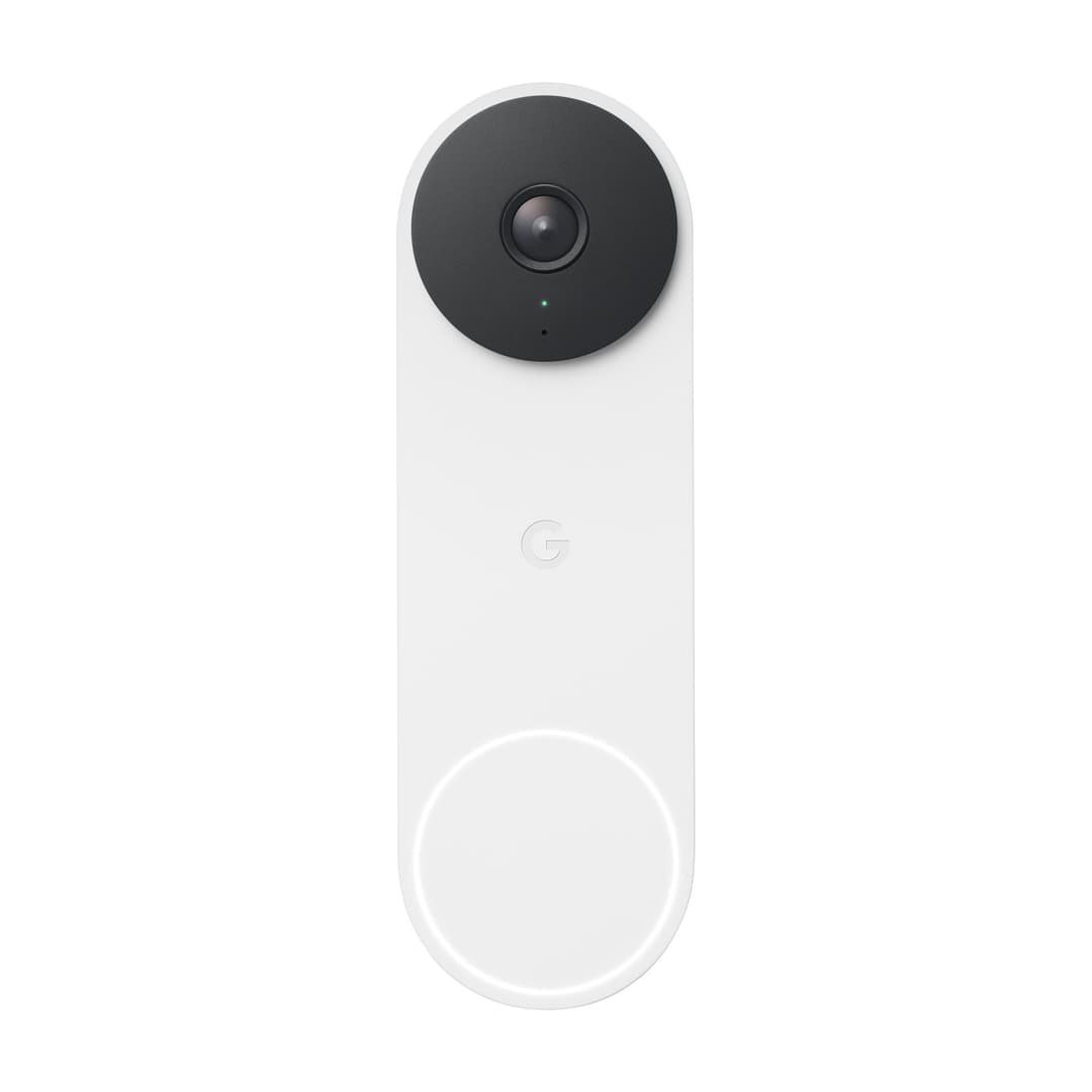 Google Nest Doorbell Wired (2nd Gen), Snow · photo 1 of 5