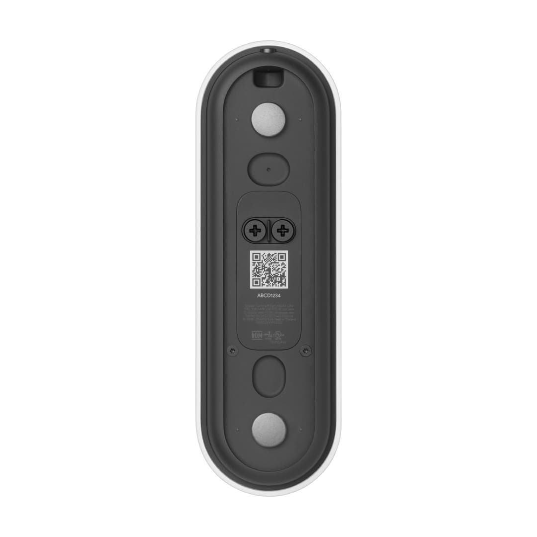Google Nest Doorbell Wired (2nd Gen), Snow · photo 5 of 5